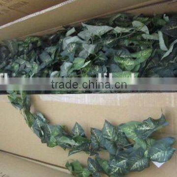 Silk Leaves Garland Green photo-3