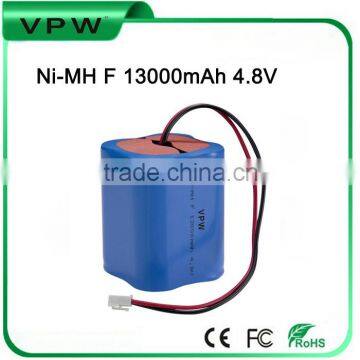 Rechargeable Ni-MH F 13000mAh 4.8V Battery Pack