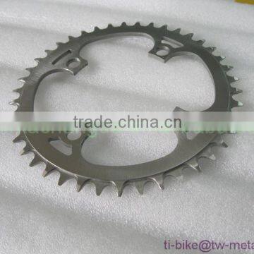 Factory Price Titanium Bicycle Crankset Cheap ti 53T Chainring for Electric & E-bike Used Best Titanium Chainring Maker in China photo-5