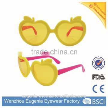 2016 Hot popular apple shape funny kids sunglasses