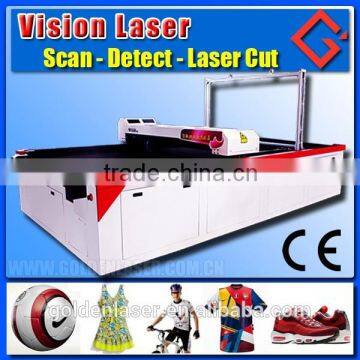 CCD Camera Laser Cutting for Sportswear / Printed Apparel Shoes Textile