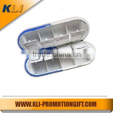 double layer 8 compartments pill box plastic pill container