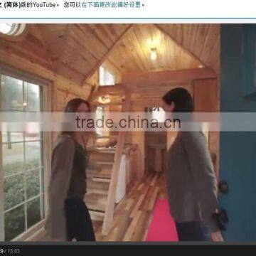 Wooden Mobile Trailer House With Wheel photo-3