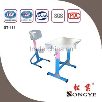 Adjustable Student Desk & Chair,School Furniture,Student Table and Chair