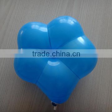 plum flower shaped balloon for part decorations