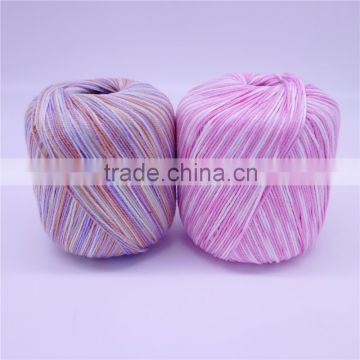 hand knitting yarn in ball space dyed china supplier yarn crochet hand knitting