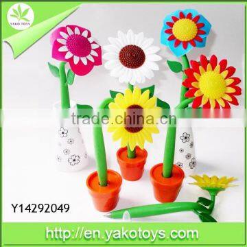 plastic promotion gift for kids flower for decoration