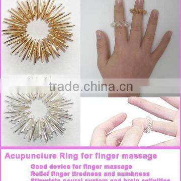 Finger massage roller/ Sujok ring/ Acupressure ring/ Acupuncture ring/ Finger massager