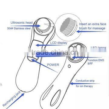 Personal skin care ultrasonic face scrubber massage table face hole face lift