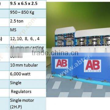 3 and 5 die areca leaf plate making machines