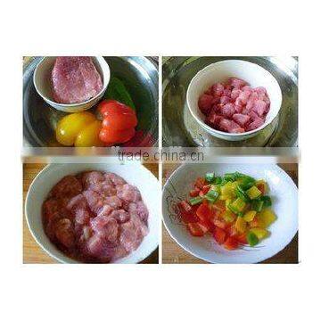 Stainless Steel Frozen Chicken Meat Dicing Machine Meat Strip Cutting Machine photo-4