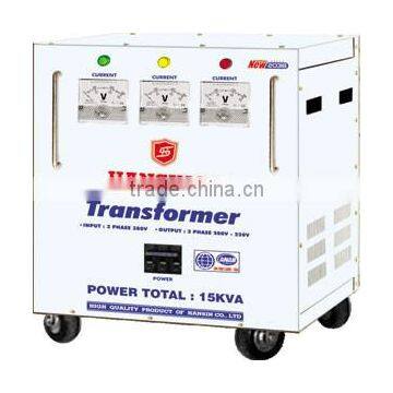 Hansinco Electric Transformers New 2038 B - 2000VA (Input: 220V, Output: 110V, 100V)