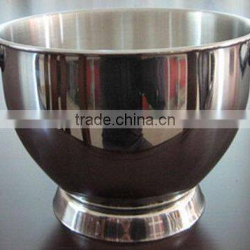 1.5L Round stainless steel ice bucket with stand