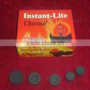 Instant-lite hookah charcoal