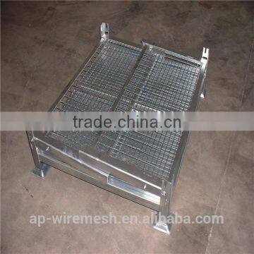 Warehouse metal turnover box roll basket factory