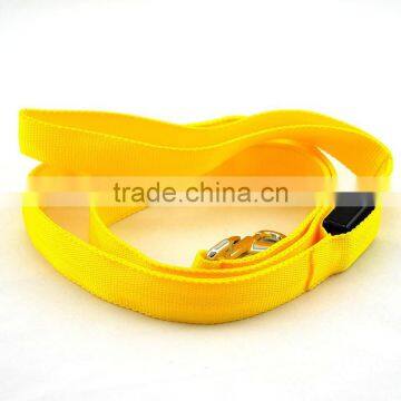 Yellow Color Luminous Dog Leash Retractable / Nylon Rope Dog Leash photo-2