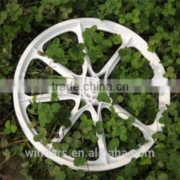 8 spoke plastic bicycle fixed gear wheels 20''