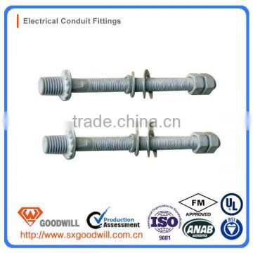 Lead Head Spindle insulator steel spindle for insulator Pin Type Spindle for High Voltage