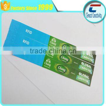 Custom Logo Printing Disposable Paper One off Rfid Smart Wristband Blacelet for Festival Events or Exhibitions photo-6
