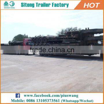 Durable Heavy Duty Low Load Trailer Customized Extendable Military Lowboy Trailer photo-5