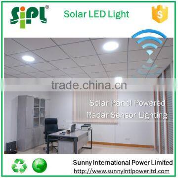 Indoor Solar Light Kit Motion Sensor Round Surface Mounted Led Ceiling Light photo-2