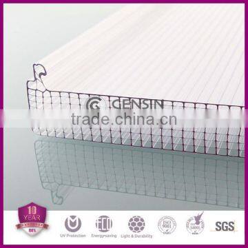 Gensin U-LOCK Polycarbonate Sheet With Clips 16mm-30mm Plastics Roofing photo-1
