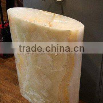 MODERN BRIGHT ONYX PEDESTALS SINKS AND BASINS photo-3