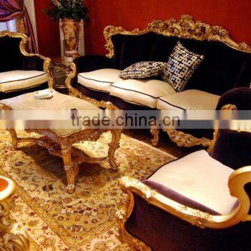 French Rococo Style Six Door Wardrobe Closet With Mirror/ European Classic Wood Carved Wardrobe Cabinet/ Antique Bedroom Armoire photo-5