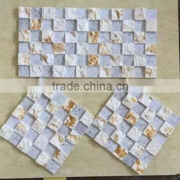 Yellow Marble Culture Stone Slate Tile for Wall photo-3