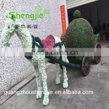 SJLJ013685 Wholesale Topiary Frame Artificial Boxwood Topiary Animal photo-4