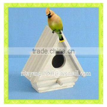 high quality bird house,solid and durable colorful wood craft bird cage