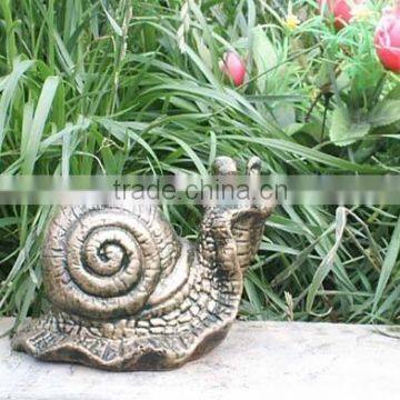 Garden snail statue