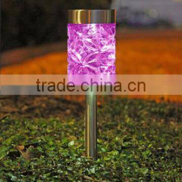 12pk Stainless Steel Solar Deco Garden Lawn LED Path Light photo-5