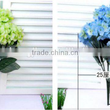 42cm Artificial Hydrangea Flowers 6heads Fake Silk Hydrangea Flowers photo-6