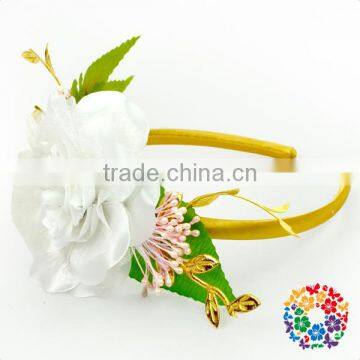 Fashion Flower Girl Weeding Hair Accessary Posh Flower Top Baby Headband photo-6