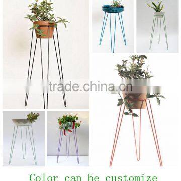 Manufacturer golden metal iron frames garden wire metal flower pot holder,pot stand