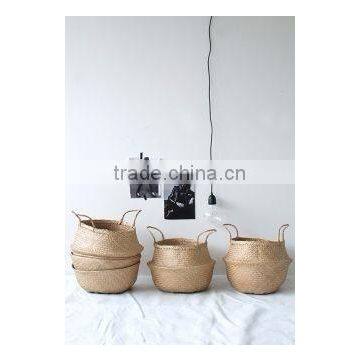 House Decorative Accessories, Decorative Seagrass Basket, Laundry Baskets photo-4