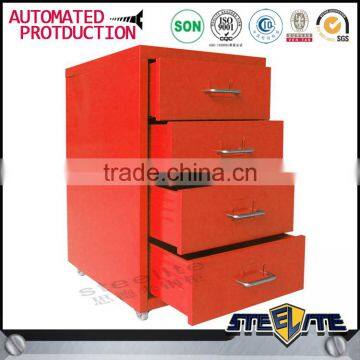 Office Simple Design Modern Movable Metal Locker Desk With Drawers photo-6