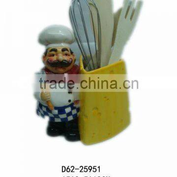 Ceramic kitchen utensil holder