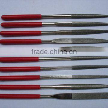 Electroplated Diamond Files 10 pcs/set(Ti/Ni coated)