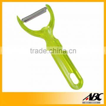 Y-Shape Orange Color Plastic Handle Vegetable Peeler photo-3