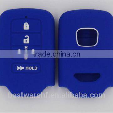 silicone rubber car key cover for honda 6 buttons