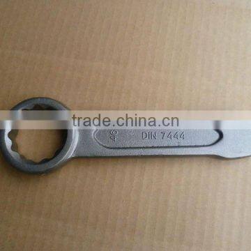 100mm DIN7444 Ring Slogging Spanner (10~185mm) 45# Carbon Steel 40Cr Hammer Striking Box Wrench photo-6