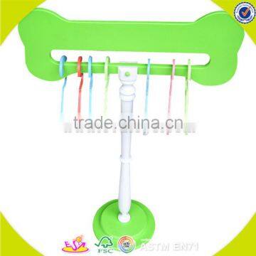 wholesale top fashion wooden clothes hanger high quality wooden clothes hanger W06F009C