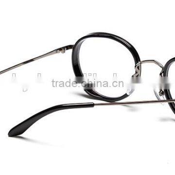 New 2016 Metal Leg Frames Fashionable Retro Glass Frame Flat Lens Can Match Myopia Glasses photo-5