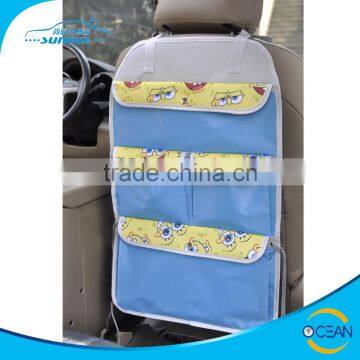 Sponge Bob Car Seat Organizer for Headrest , Car Organizer Bag