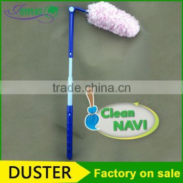 telescopic plastic handle with 3 microfiber extendable duster refills