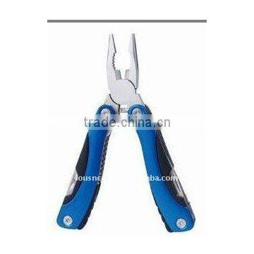 The blue handle stainless steel Outdoor multi-tools with srewdrivers