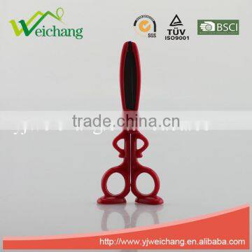 WCSC216 Premium Novelty Wholesale Soft Handle Colorful School Children Plastic Scissors With Funny Shape Stander photo-2