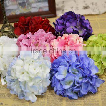 Wholesale Wedding Decoration Flower Silk Cloth Artificial Hydrangea photo-1